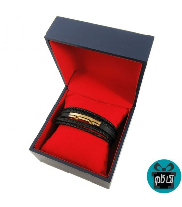 دستبند چرم مردانه Massimo Dutti مدل MB1600