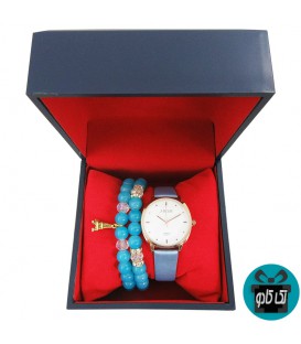 ست ساعت و دستبند مدل مانیسا (در 4 رنگ)