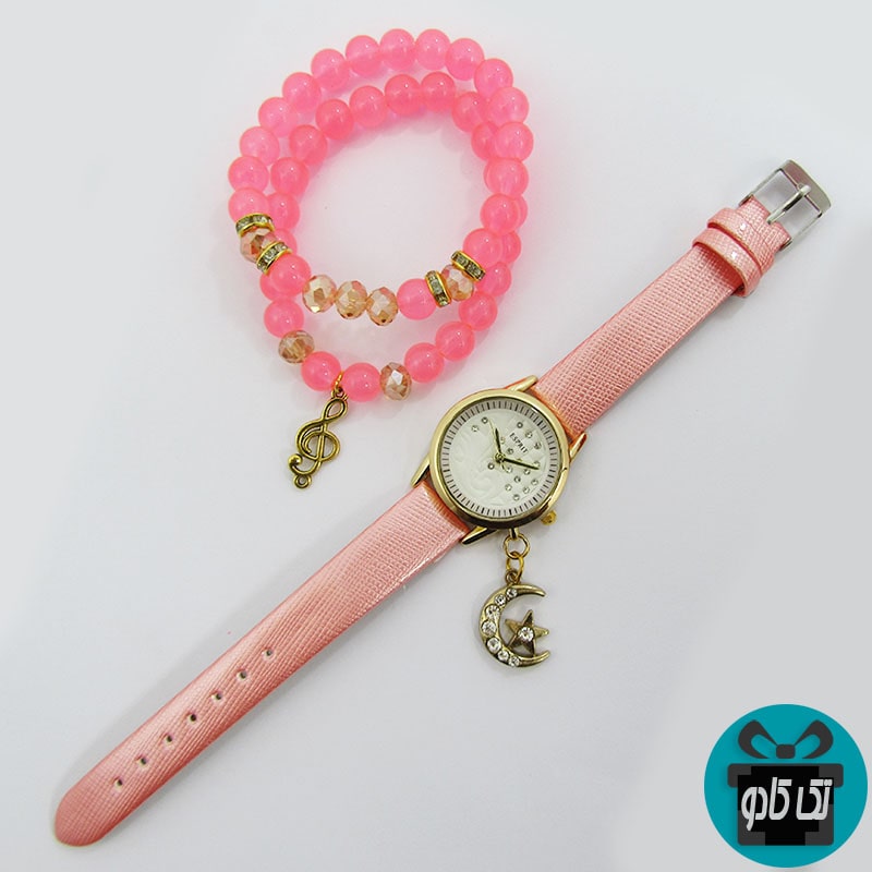 هدیه برای دختر - ست ساعت و دستبند فانتزی